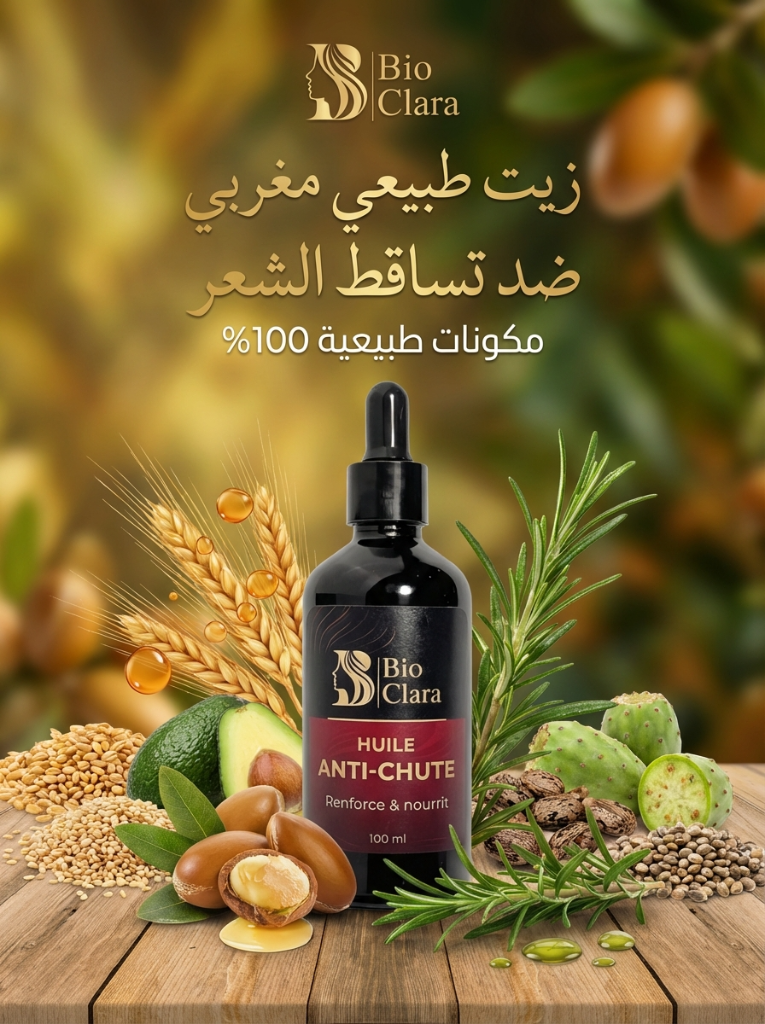 زيت طبيعي مغربي ضد تساقط الشعر