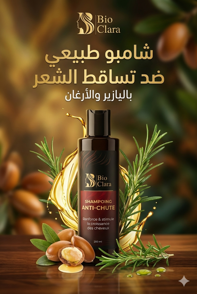 شامبو طبيعي ضد تساقط الشعر